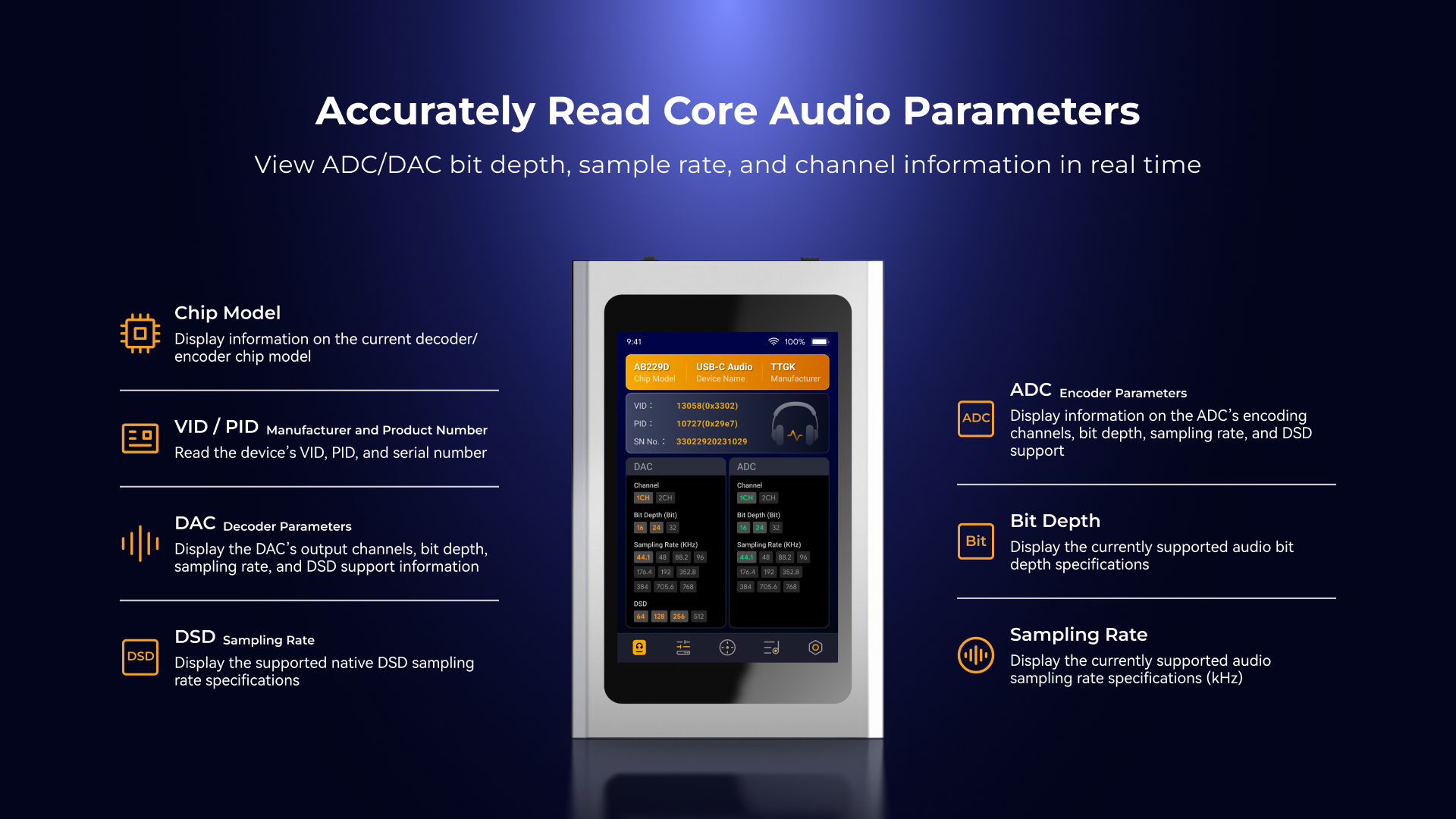 AUDIO-Z Multifunctional Digital Audio Tester(图2)