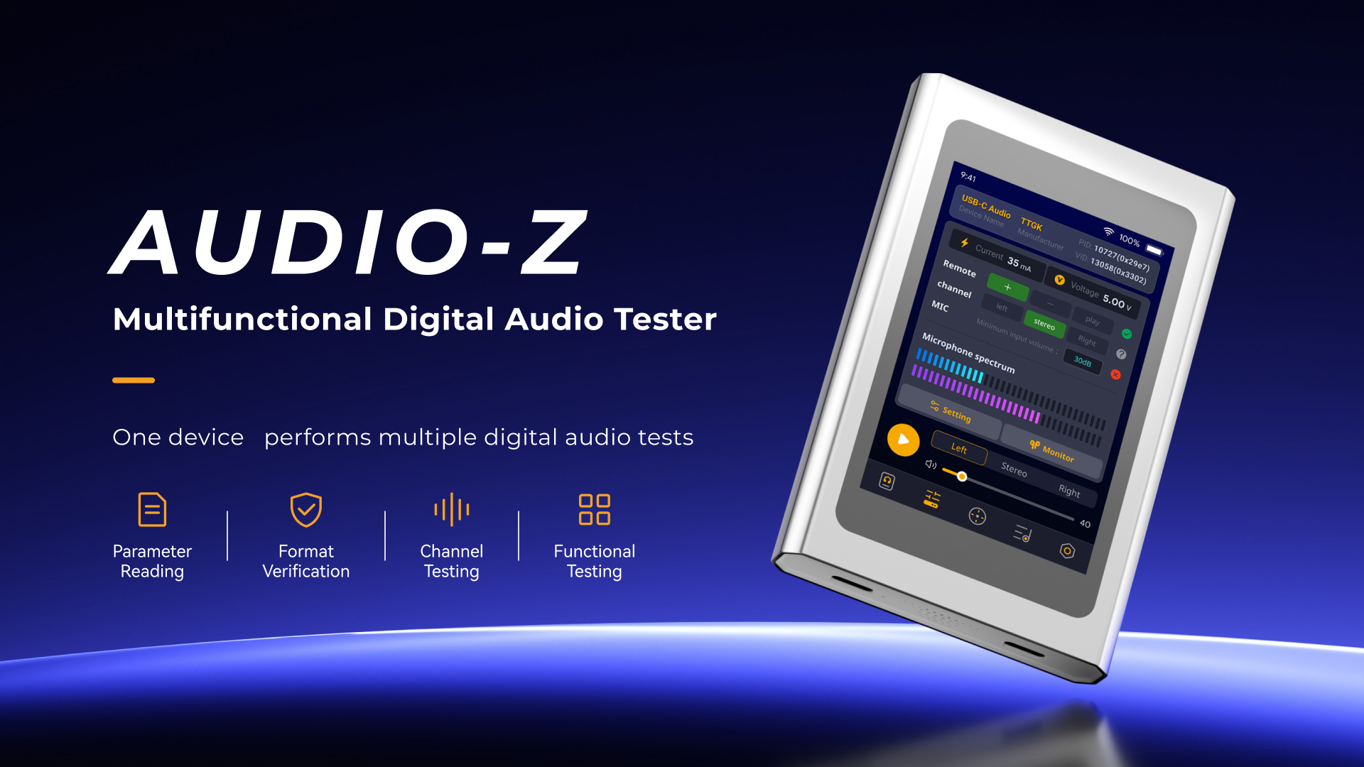 AUDIO-Z Multifunctional Digital Audio Tester(图1)